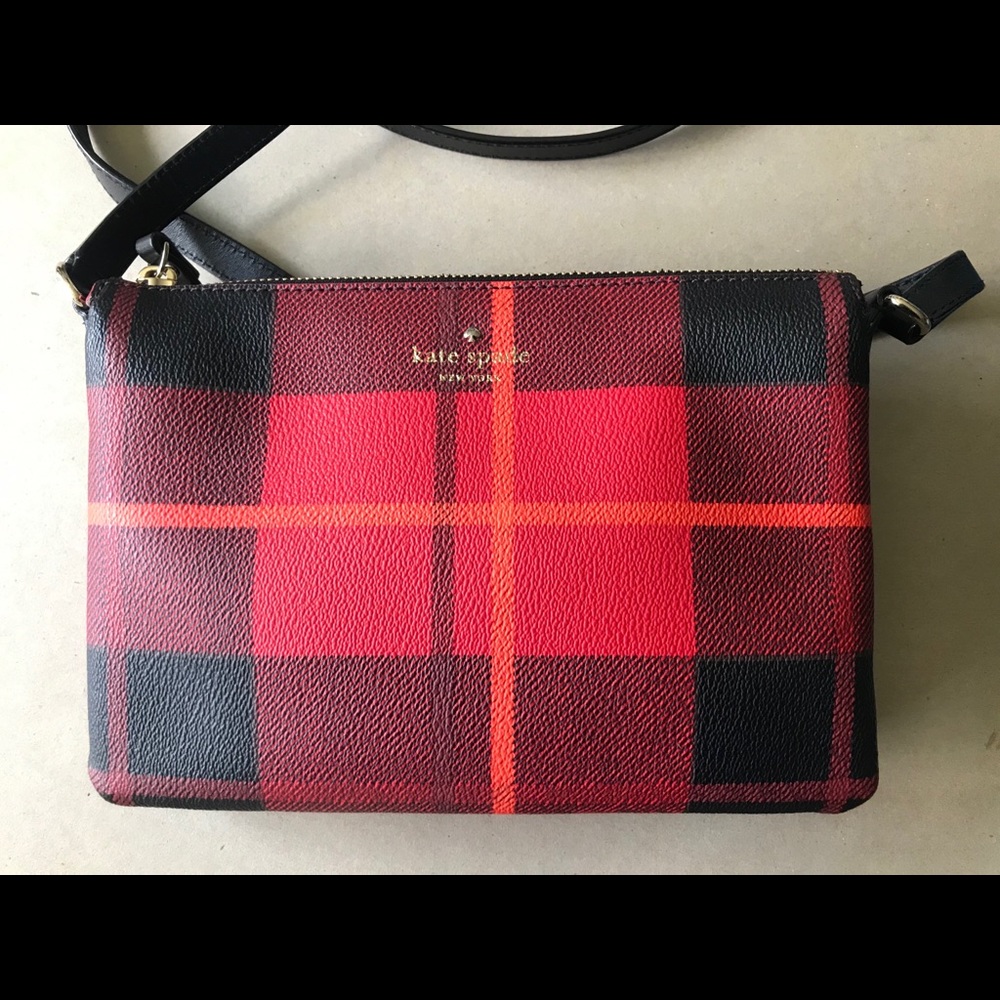 Kate Spade ♠️ crossbody purse plaid